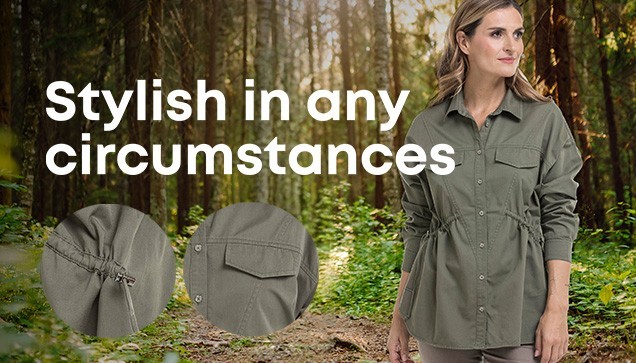 Women's shirt Nuka, khaki