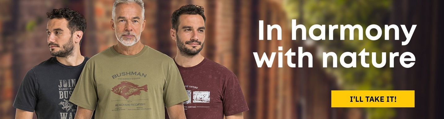 Men's T-shirts and tank tops Bushman