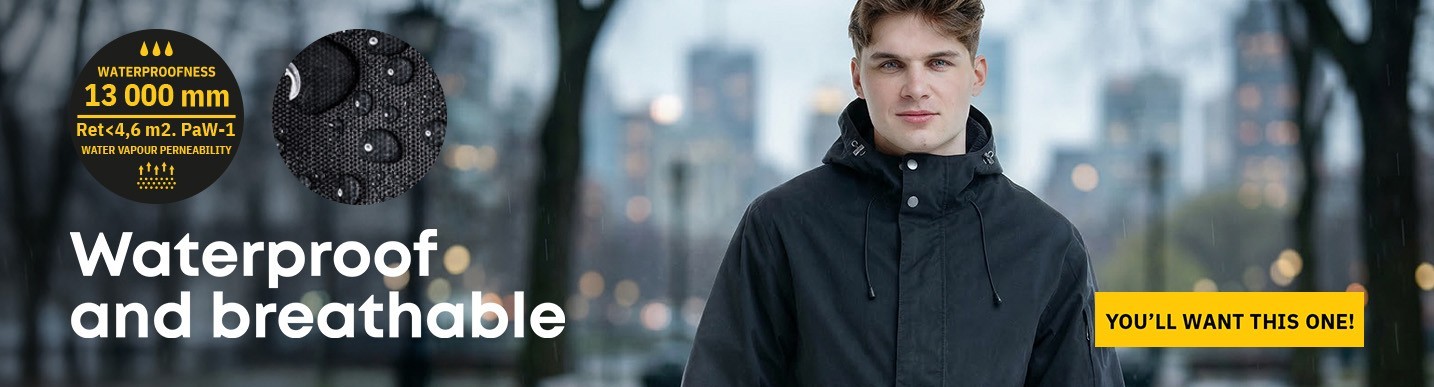 Men's Waterproof Jacket Juatan, black