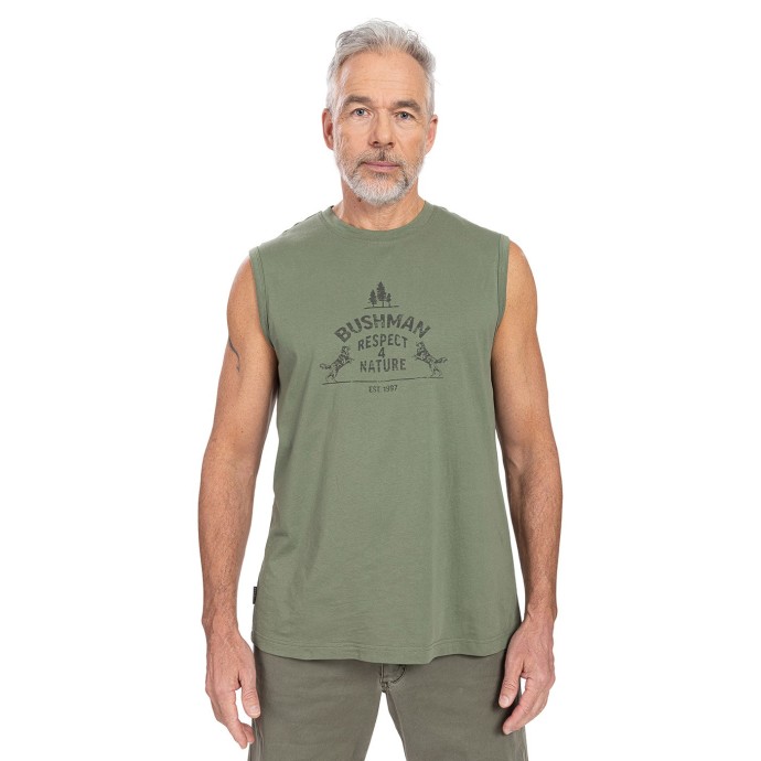 bushman men´s tank top green