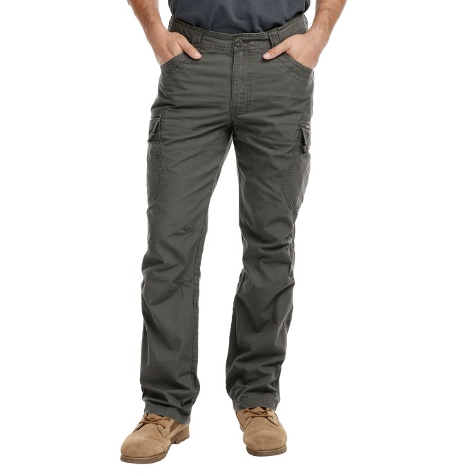 bushman men´s 'pocket’ trousers dark khaki