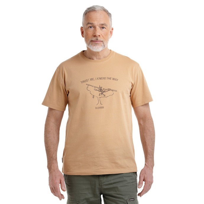 Bushman men´s t-shirt camel