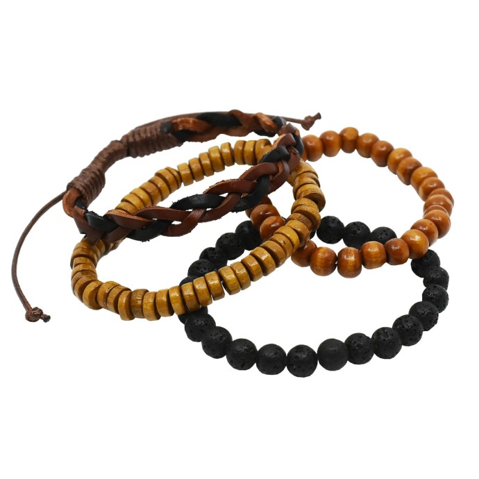 bushman women´s und men´s natural bracelet brown