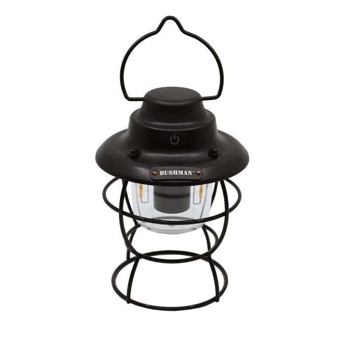 Bushman retro flashlight black