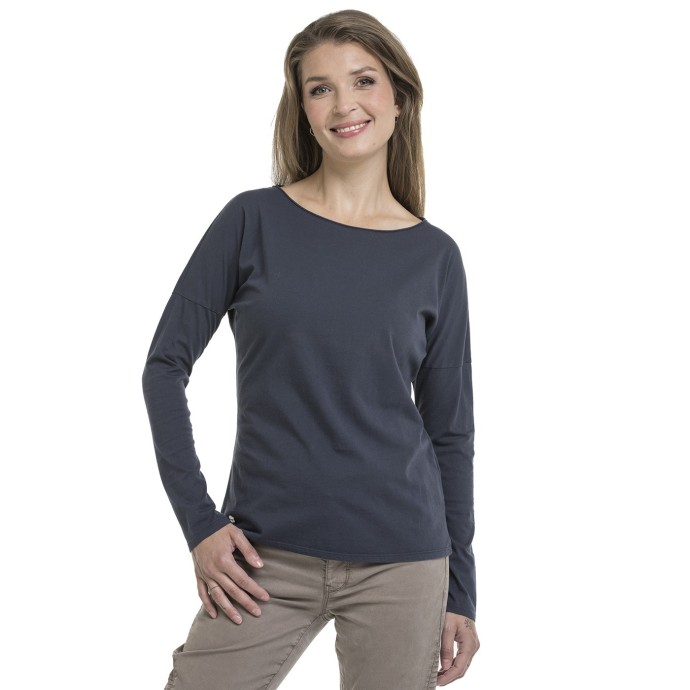 Bushman women´s t-shirt made of pima cotton dark blue