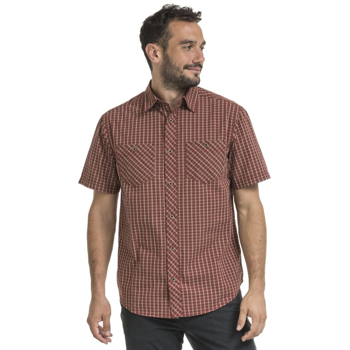 Bushman men´s checked shirt red