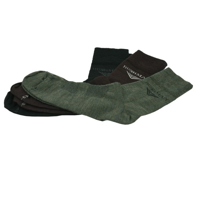 bushman men's women's wool socks Wool set black green brown