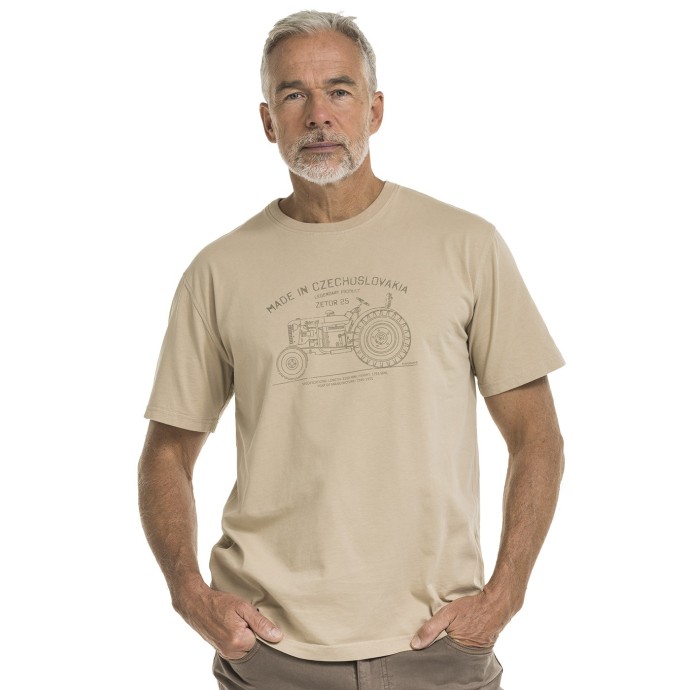 Bushman men´s t-shirt beige