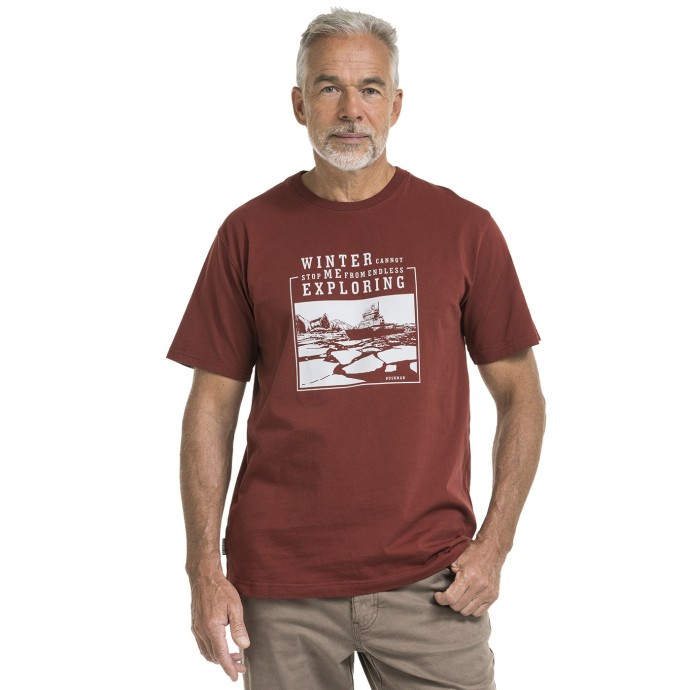 Bushman men´s t-shirt burgundy