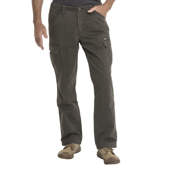 bushman men´s 'pocket’ trousers dark brown