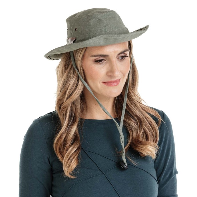 bushman men´s and women´s cotton hat olive
