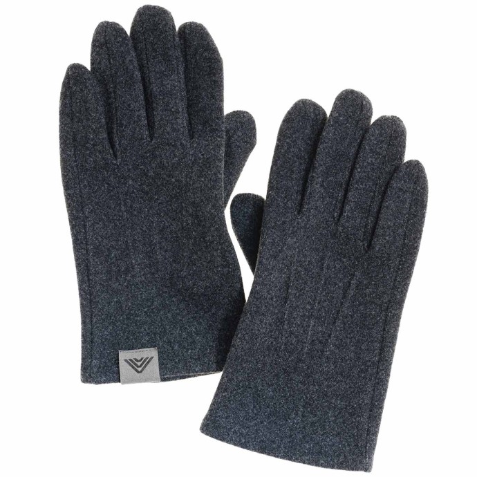 bushman men´s gloves with touchscreen control points dark grey