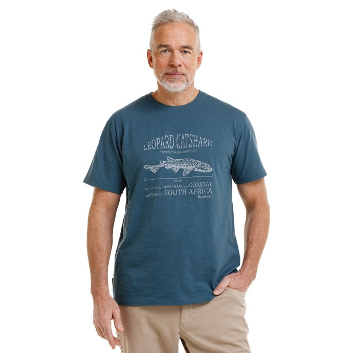 Bushman Men's T-shirt Kay, petrol