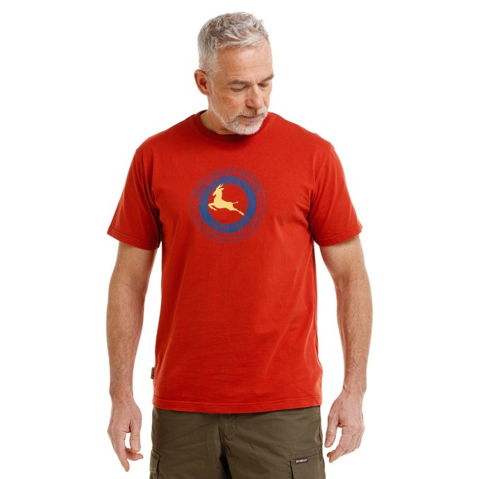 Bushman Men's T-shirt Moor, terracotta