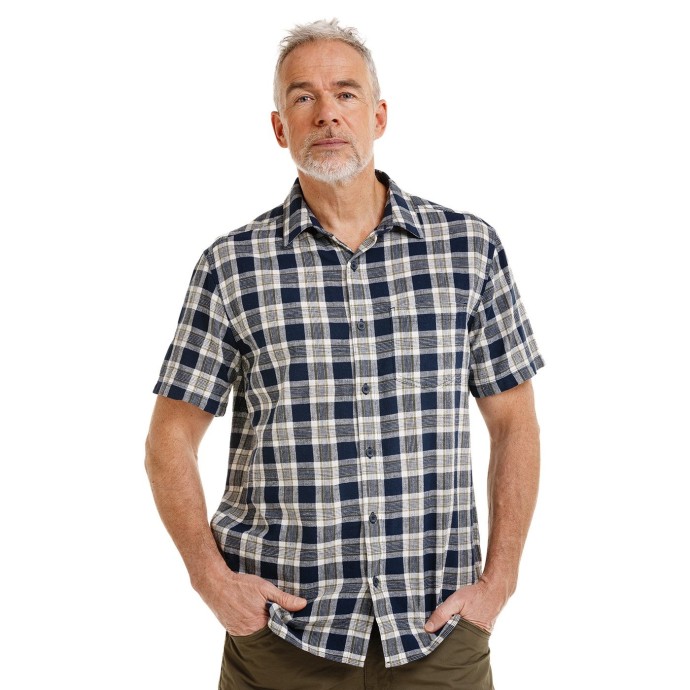 Bushman Men's Kwame Shirt, dark blue