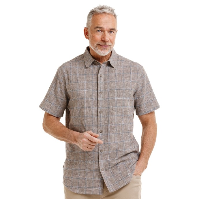 Bushman Men's Kwame Shirt, Brown