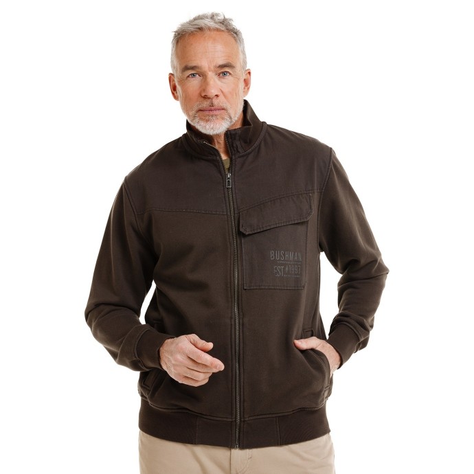 Bushman Men's sweatshirt Dissin, dark grey