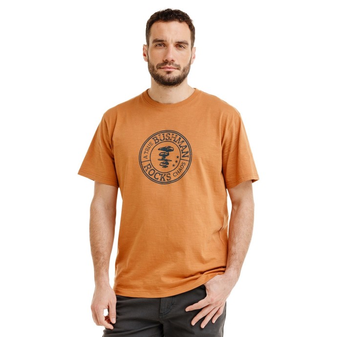 Bushman Men's T-shirt Yakubu, terracota