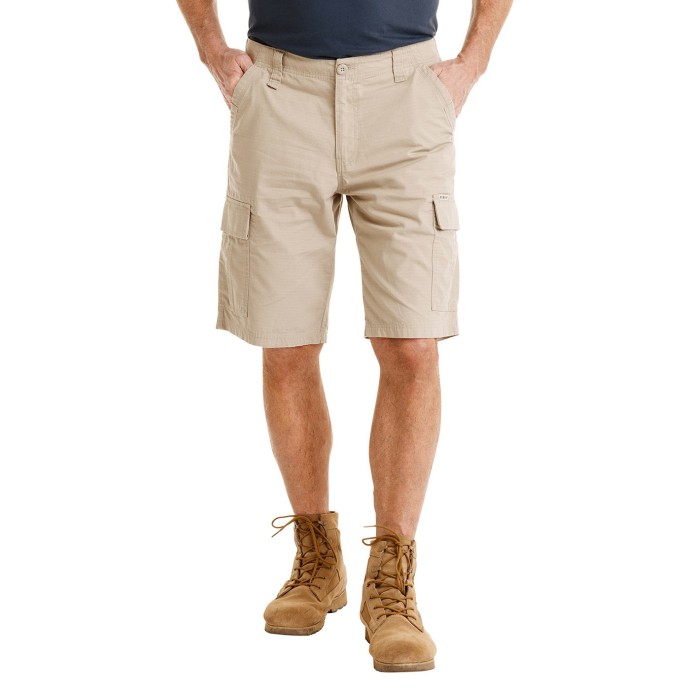 Bushman Men's cargo shorts Creston II, stone