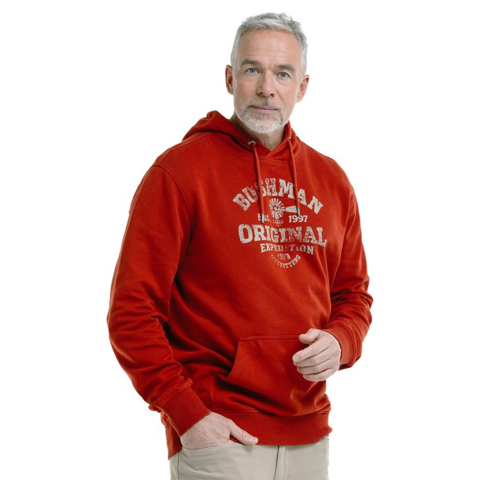 Bushman Men's sweatshirt Kaderu, red