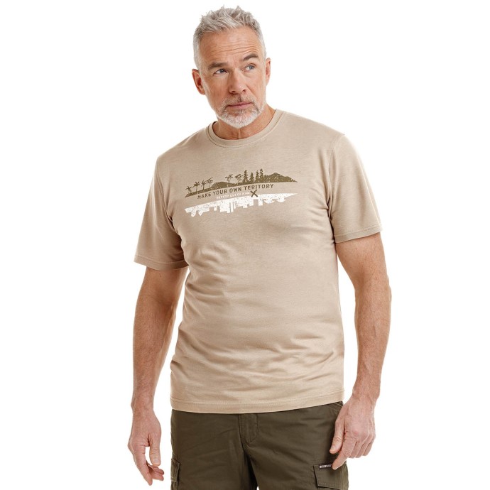 Bushman Men's Lasal T-shirt stone
