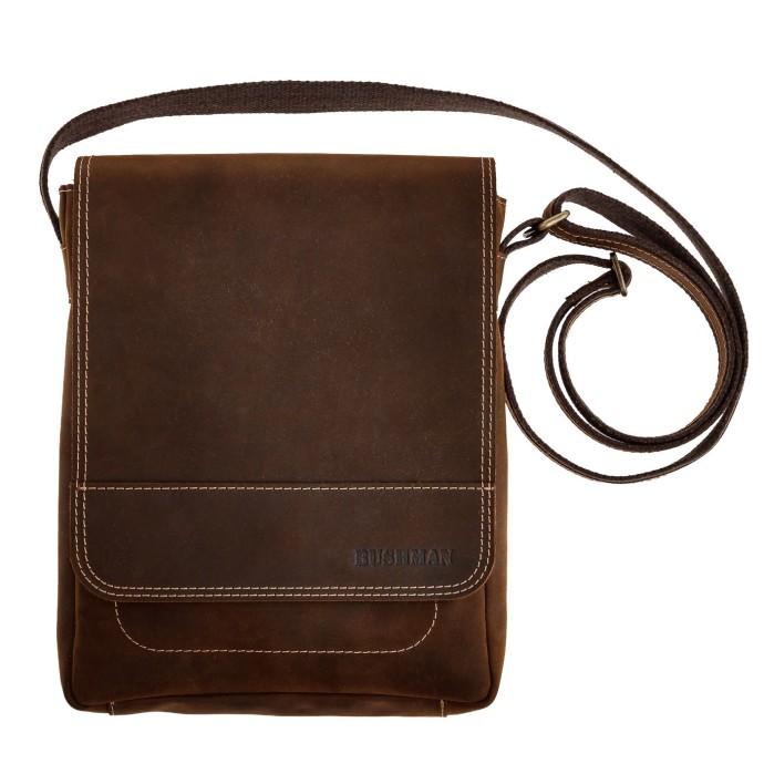 BUSHMAN Touch leather bag, brown