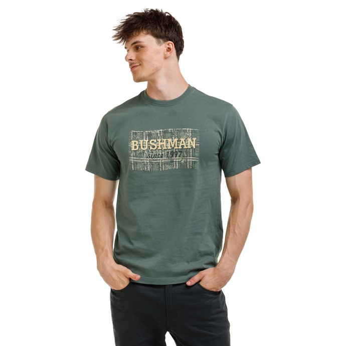 BUSHMAN Men's cotton T-shirt Forth, green