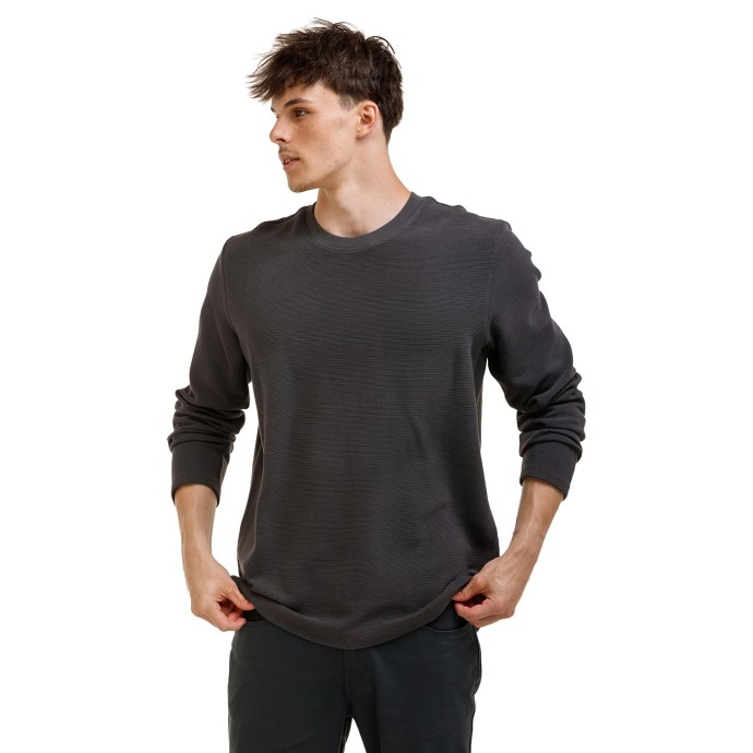 BUSHMAN Men's cotton T-shirt Vigold, dark grey