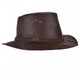 hat Packaway dark brown