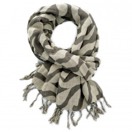 scarf Zebra beige