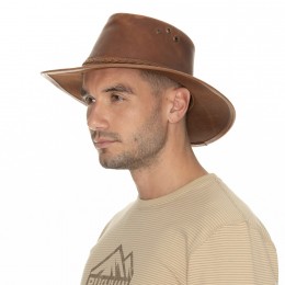 hat Rancher brown