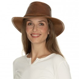 hat Rancher brown