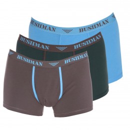 shorts Edward 3Pack dark brown/dark grey/light blue