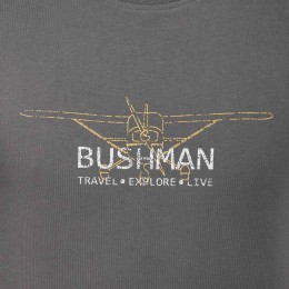 bushman men´s t-shirt dark grey