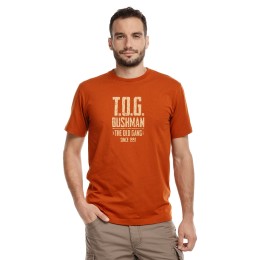 bushman men´s t-shirt terracotta