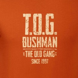 bushman men´s t-shirt terracotta