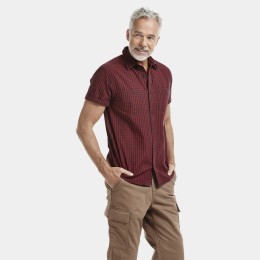 bushman men´s shirt dark red