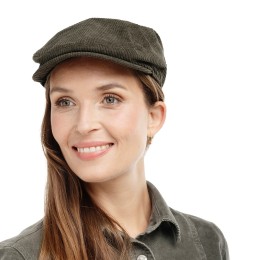 bushman women´s corduroy driver´s cap khaki