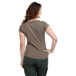 bushman woman´s t-shirt olive