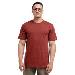 bushman men´s basic t-shirt burgundy