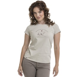 bushman women´s t-shirt beige