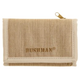 Bushman classic wallet with a Velcro closure cream