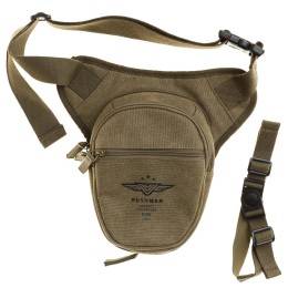 bushman canvas waist bag uni khaki