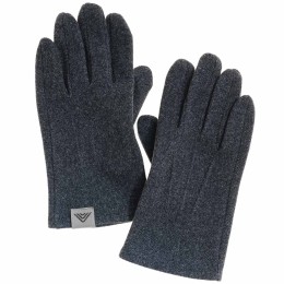 bushman men´s gloves with touchscreen control points dark grey