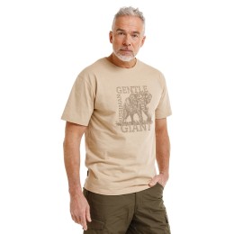Bushman Men's Kay T-shirt, sandy brown