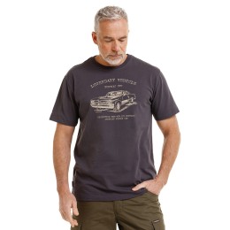 Bushman Men's T-shirt Addo, dark grey