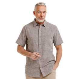 Bushman Men's Kwame Shirt, Brown