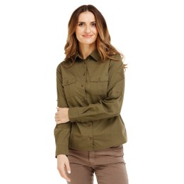 Bushman Women's Nunna Shirt, dark khaki