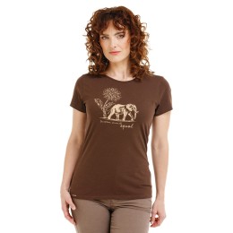 Bushman Women's T-shirt Layla, dark brown