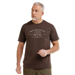 Bushman Men's Legend L-200 T-shirt, dark brown